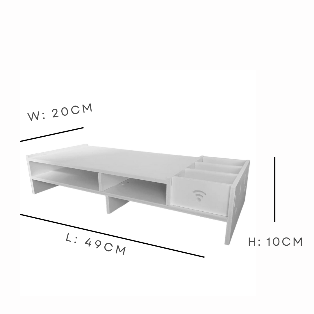 2-IN-1 Laptop Stand And Organizer.