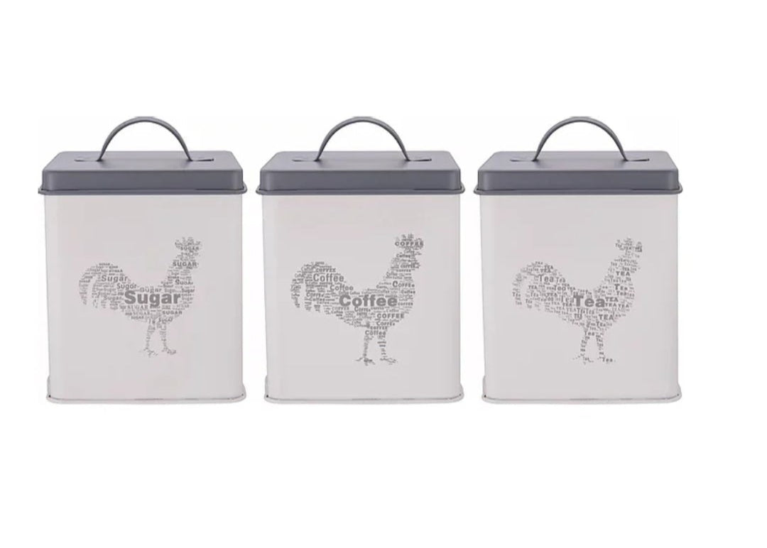 Rooster Bread Bin 4-IN-1 Set