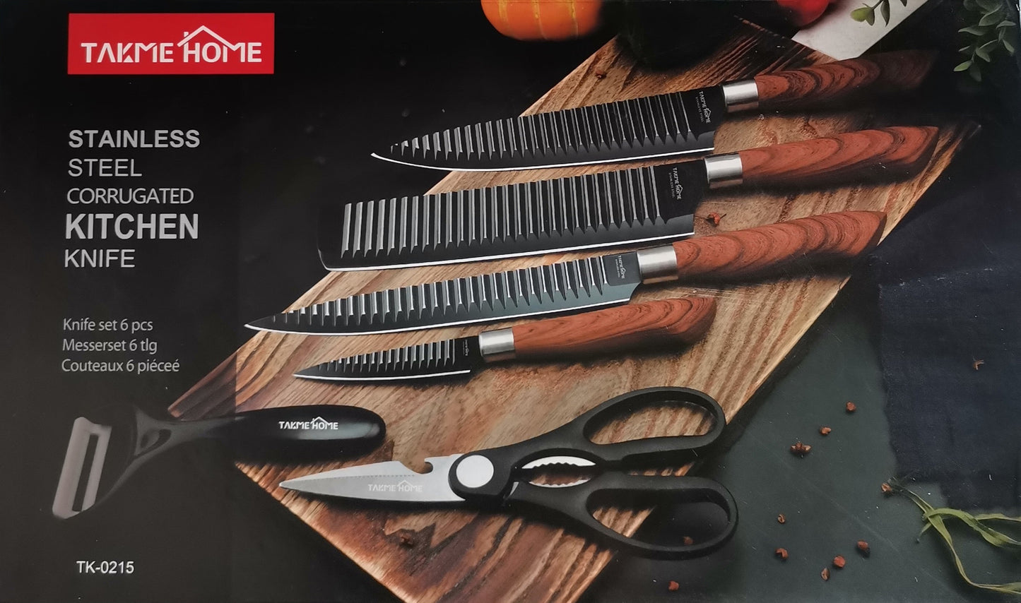 6- Piece TAKME-HOME Knife Set