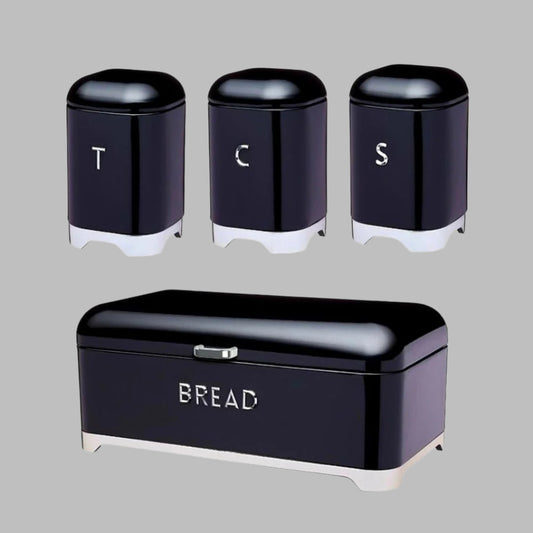 RETRO 4-Piece Bread Bin Set