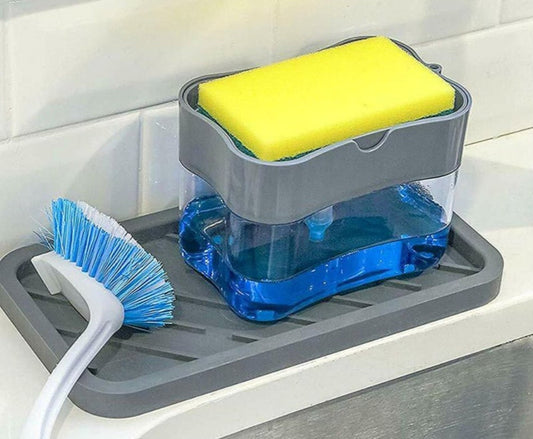 Kitchen Soap Dispenser + Sponge